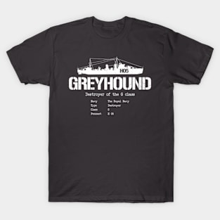 HMS Greyhound, Royal Navy T-Shirt